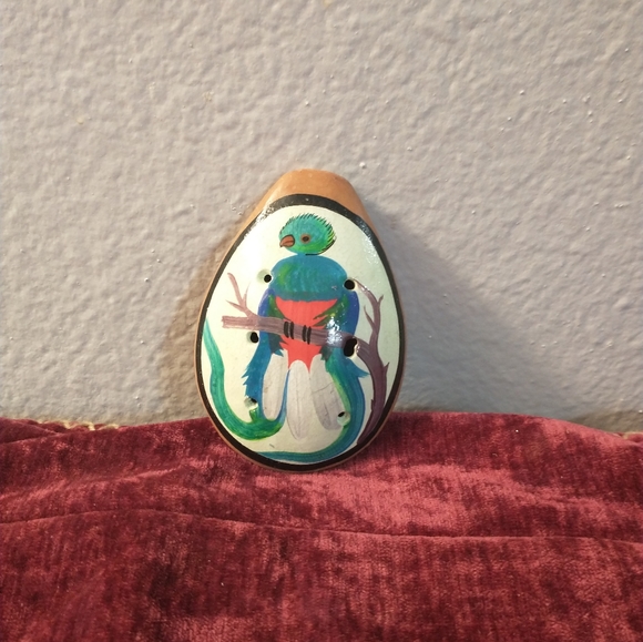 Hand Crafted Accents Vintage Ocarina Pottery Flute Poshmark